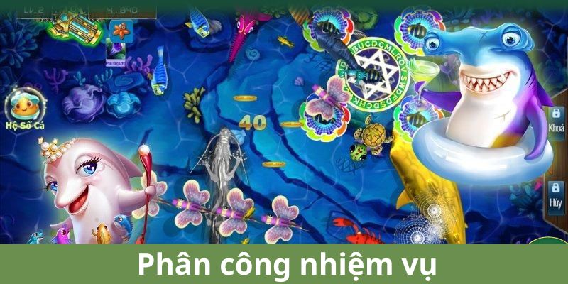 Tính năng phân công nhiệm vụ trong game