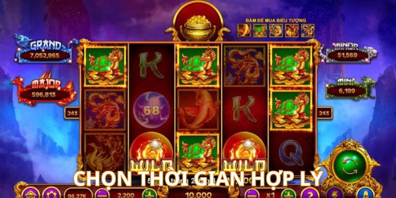 Chọn thời gian để quay hũ dễ thắng