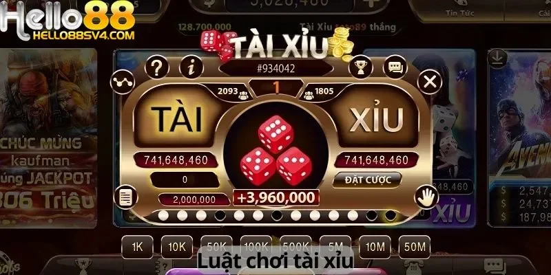 luật chơi tài xỉu