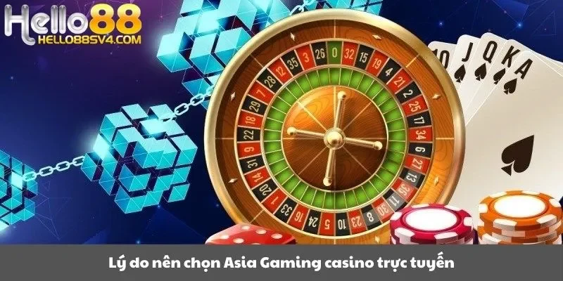 Lý do nên chọn Asia Gaming casino trực tuyến