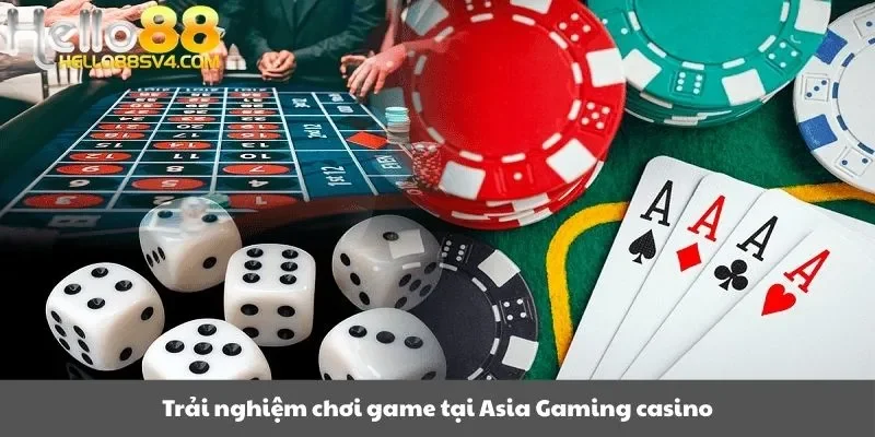 Trải nghiệm chơi game tại Asia Gaming casino 
