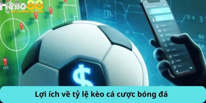 Lợi ích về tỷ lệ kèo cá cược bóng đá